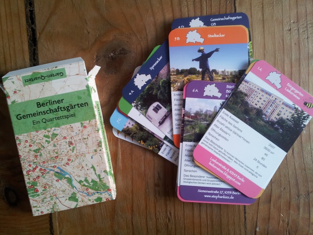 Berliner Gemeinschaftsgärten – Ein Quartettspiel