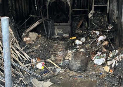 Brandstiftung auf der Laskerwiese – Spendenaktion gestartet